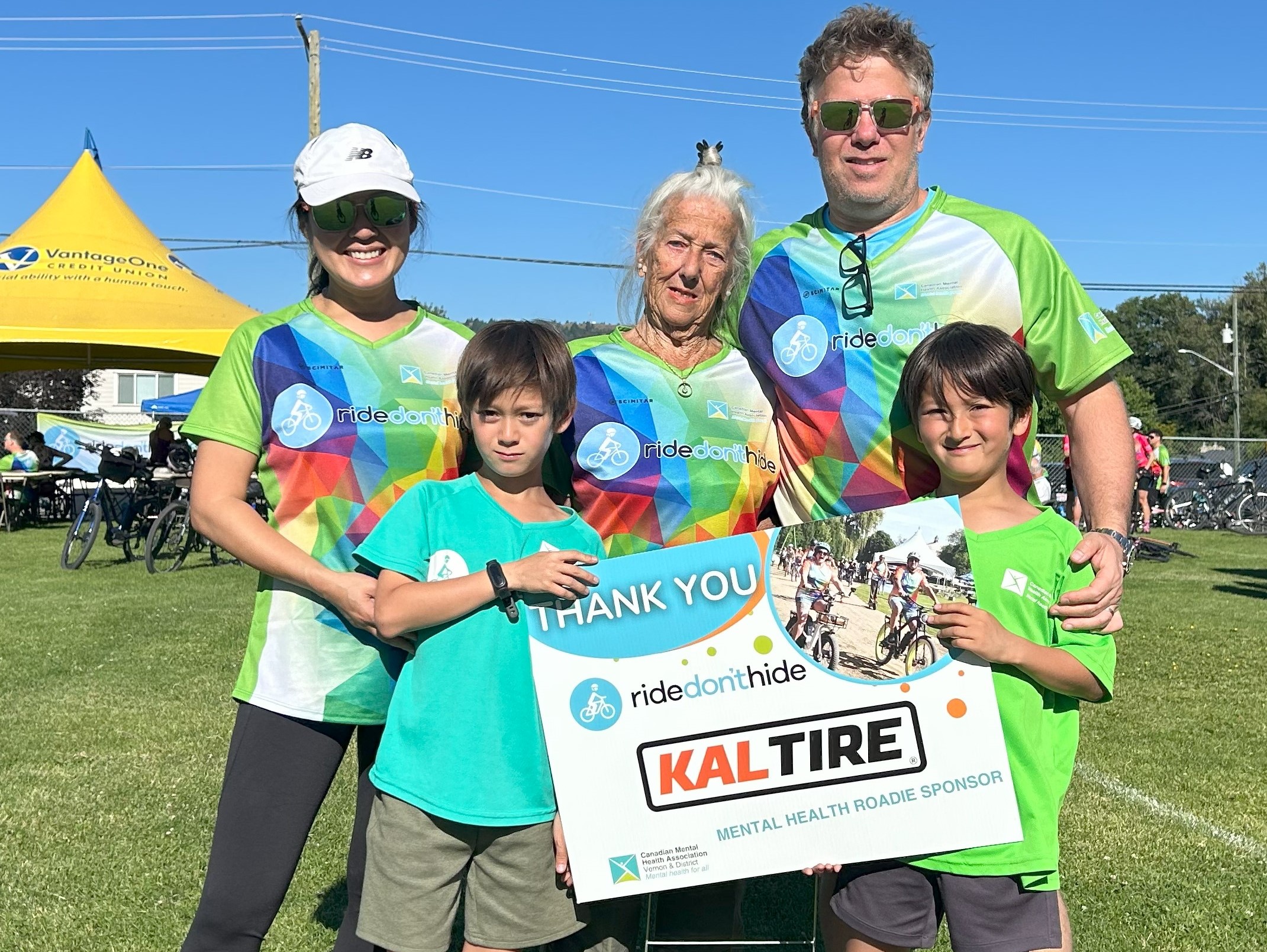 Founder participating in Ride Don’t Hide