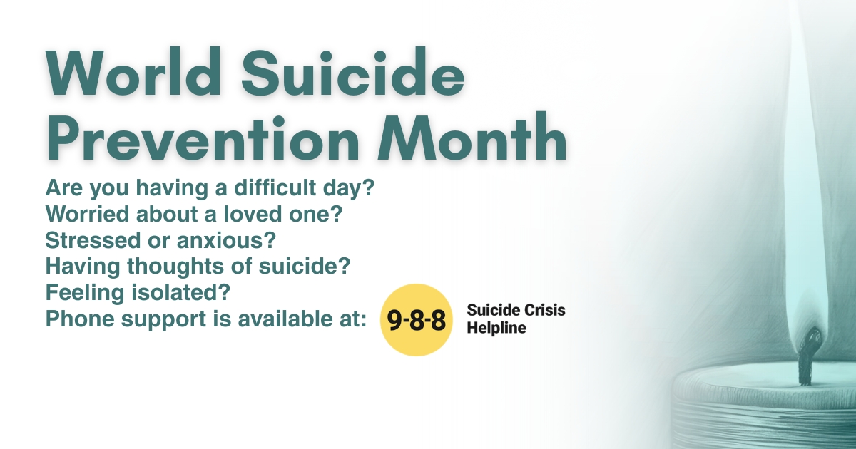 World Suicide Prevention Month
